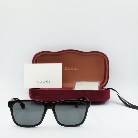 FINAL PRICE NEW GUCCI GG0746S 001 BLACK GREY UNISEX SUNGLASSES - Picture 11 of 11